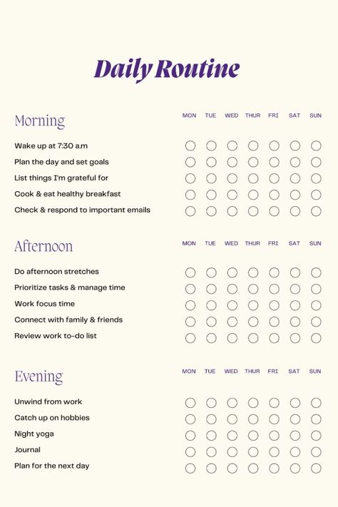 That Girl Afternoon Routine, Night Routine List, Afternoon Routine, Self Journal, Professional Development Plan, I Am Gorgeous, Best Routine, Weekend Routine, Night Yoga