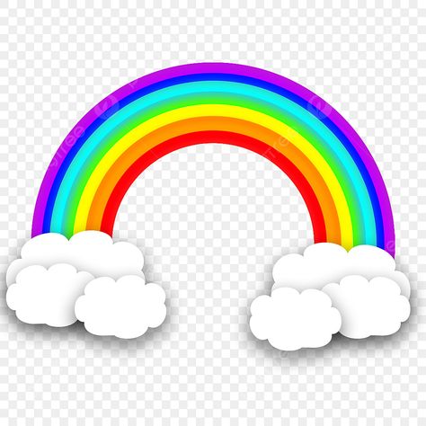 Rainbow Clipart Free, Pastel Rainbow Clipart, Purple Unicorn Cake, Cocomelon Rainbow, Unicorn Number Cake, Cute Unicorn Cake, Cake Topper Cricut, Rainbow Topper, Fondant Unicorn Cake Toppers