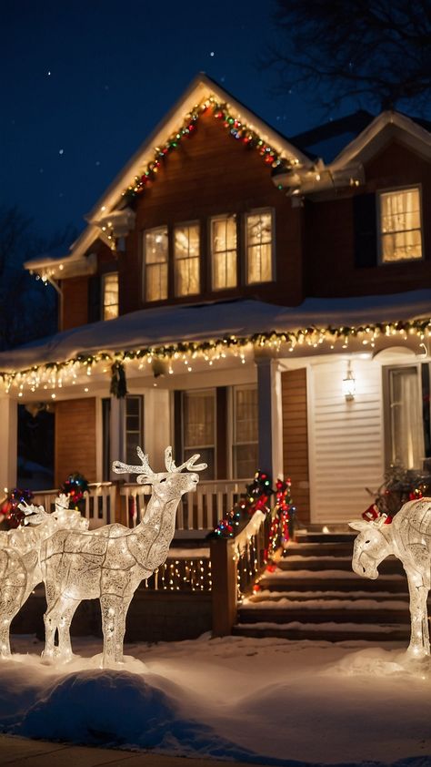 Transform your house into a winter wonderland with the best outdoor Christmas lights ideas From classy LED setups to rustic DIY decor get inspired by our red and white multicolor lighting Capture the magic with stunning photoshoots Best Outdoor Christmas Lights, Outdoor Christmas Lights Ideas, Rustic Diy Decor, Christmas Lights Ideas, Diy Rustic Decor, Lights Ideas, How To Make Snow, Pink Trees, Outdoor Christmas Lights