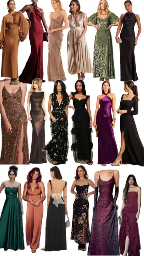 formal - black tie optional wedding guest attire Fall Formal Wedding, Black Tie Optional Wedding Guest, Black Tie Wedding Guest Attire, Black Tie Optional Dress, Black Tie Wedding Attire, Black Tie Dress Wedding, Formal Wedding Guest Attire, Black Tie Optional Wedding, Black Tie Bridesmaids