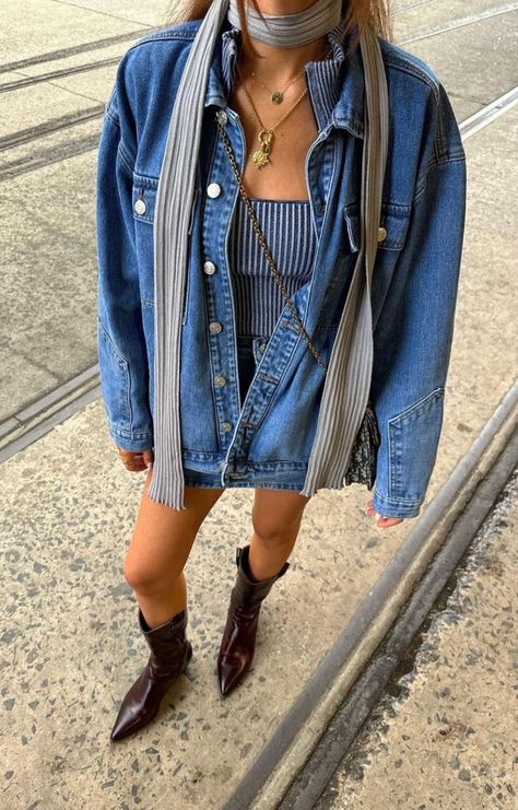 Mode Ulzzang, Paris Mode, All Jeans, Looks Party, Fall 23, Fall 24, Fall Fits, Winter Trends, Mode Inspo