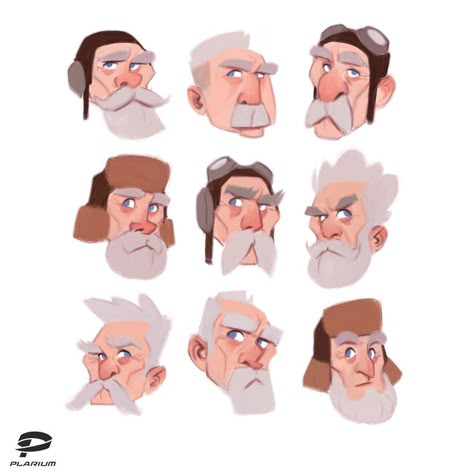 Patri Balanovsky on Instagram: “Character design sketches of old old man Gustav I did for the "Lost Island: Blast advendure" game at © Plarium.  More stuff from this…” Oldman Character Design, Character Design Disney, Lost Island, 동화 삽화, Caracter Design, Man Illustration, Character Design Sketches, 캐릭터 드로잉, Arte Inspo