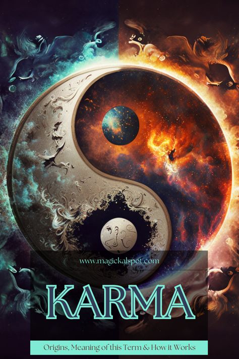 Unravel the mysteries of karma with our comprehensive guide! This article explores the origins and meaning of this ancient concept, as well as how it works in practice. Discover the powerful role that karma plays in shaping our lives, and learn how to harness its energy to create positive change. Whether you're a spiritual seeker or simply curious about the nature of the universe, this guide is a must-read. Karma Background, Self Love Spells, Witchcraft Stuff, Cleansing Spells, Protection Rituals, 12 Laws Of Karma, Laws Of Karma, Spiritual Seeker, Cleanse Your Home