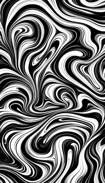 Photo abstract black and white swirls op... | Premium Photo #Freepik #photo #dynamic #graphics #monochrome #3d-wave Seamless Patterns Black And White, Abstract Black And White Wallpaper, Texture Line Art, Abstract Wave Pattern, Elements Of Design Pattern, Black And White Lines Pattern, Repetition Design, Graphic Design Black And White, Black And White Illusion