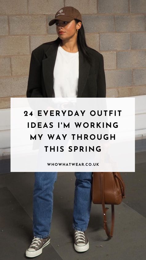 We've rounded up some of the coolest outfits you can wear everyday this spring Spring Walking Outfit, Lunch Date Outfit Spring, Spring Cold Weather Outfit, Late Winter Early Spring Outfits, Speing Outfits, Cool Spring Day Outfit, Cold Spring Day Outfit, Early Spring Outfits Casual, Cold Spring Outfit