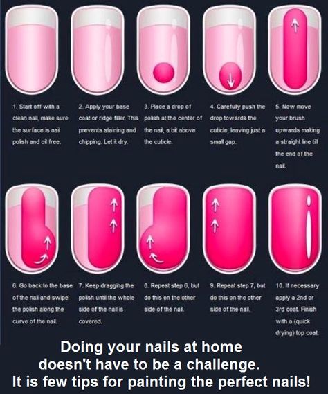 Doing your nails at home doesn't have to be a challenge. It is few tips for painting the perfect nails! Do It Yourself Nails, Kandy, Manicure Y Pedicure, Nail Arts, Manicure E Pedicure, Kourtney Kardashian, Mani Pedi, Khloe Kardashian, All Things Beauty