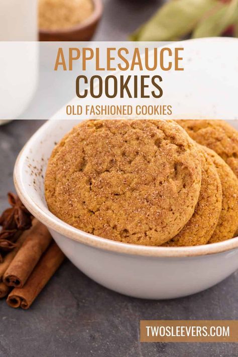 Applesauce Cookies | Old Fashioned Applesauce Cookie Recipe