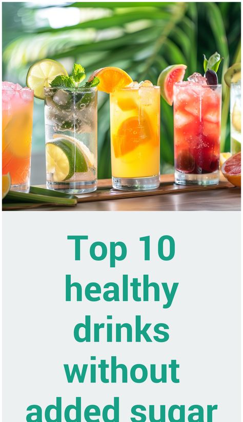 🍋 Ready to Sip Your Way to Better Health? 🍃

Are you tired of sugary drinks but not sure what healthy alternatives to try? We've got you covered! Check out our latest article on the **Top 10 Tasty & Healthy Drinks Without Added Sugar**. 

Here's a sneak peek of what you'll find:

1️⃣ Water with Lemon 🍋 - Refreshing and packed with Vitamin C!
2️⃣ Green Tea 🍵 - Boost your immune system with antioxidants.
3️⃣ Kefir 🥛 - A probiotic powerhouse for your gut health.
4️⃣ Coconut Water 🥥 - Natural hydra… Healthy Beverages Clean Eating, Low Sugar Drinks, High Calorie Snacks, Water With Lemon, Sugar Free Drinks, Homemade Smoothies, Ginger Drink, No Calorie Snacks, Cleanse Diet