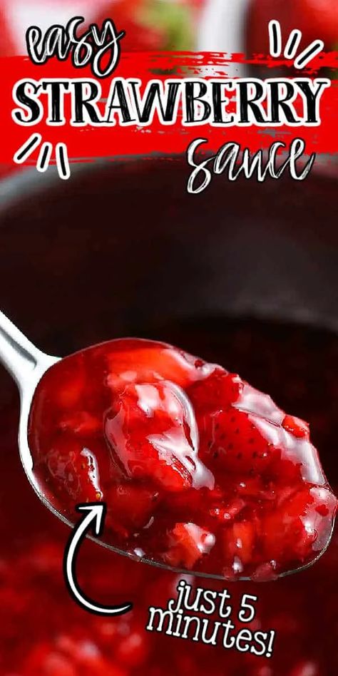 Strawberry Topping For Ice Cream, Strawberry Puree Recipe, Strawberry Compote Recipe, Strawberry Purée, Plain Cheesecake, Homemade Strawberry Sauce, Compote Recipe, Strawberry Compote, Cheesecake Ice Cream