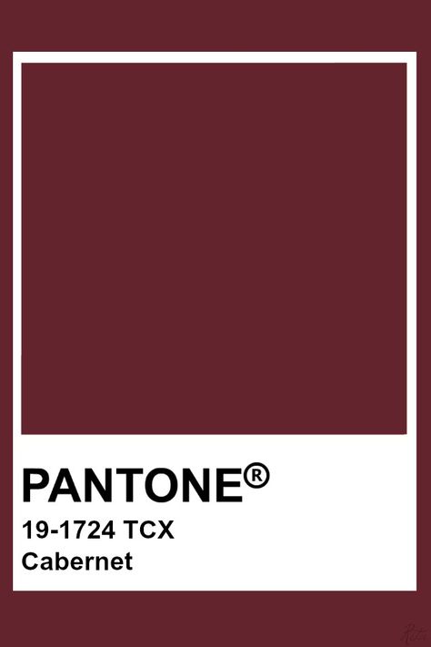 Pantone Cabernet Red Pantone, Pantone Tcx, Pantone Red, Pantone Color Chart, Pantone Swatches, Pantone Palette, Pantone Colour Palettes, Bordeaux Color, Color Chip