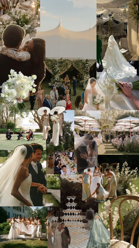 Wedding Asethic, Planning Aesthetic, Old Money Wedding, Money Wedding, Wedding Moodboard, Yacht Club Wedding, Simple Elegant Wedding, Wedding Money, Garden Party Wedding