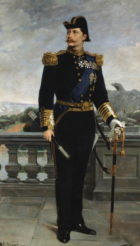 German Militaria, Franz Xaver Winterhalter, Kaiser Wilhelm Ii, Man In Uniform, King Outfit, Kaiser Wilhelm, King Of Prussia, German Empire, German History