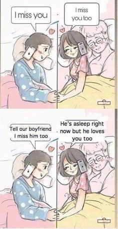 Poly Couple, Polyamorous Relationship, Relationship Comics, Lgbt Humor, Heart Touching Story, Lgbtq Funny, Funny Comic Strips, Lgbt Art, Girls Cartoon Art