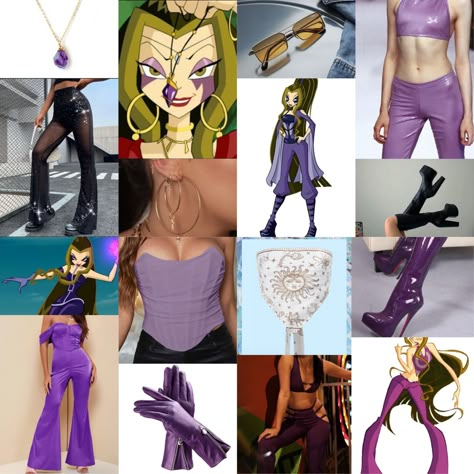 Darcy Halloween Costume, Trix Darcy Outfits, Trix Winx Club Halloween Costume Darcy, Winx Club Trix Halloween Costumes, The Trix Costume, Winx Darcy Outfits, Darcy Trix Costume, Darcy Winx Club Outfit, Darcy Trix Aesthetic