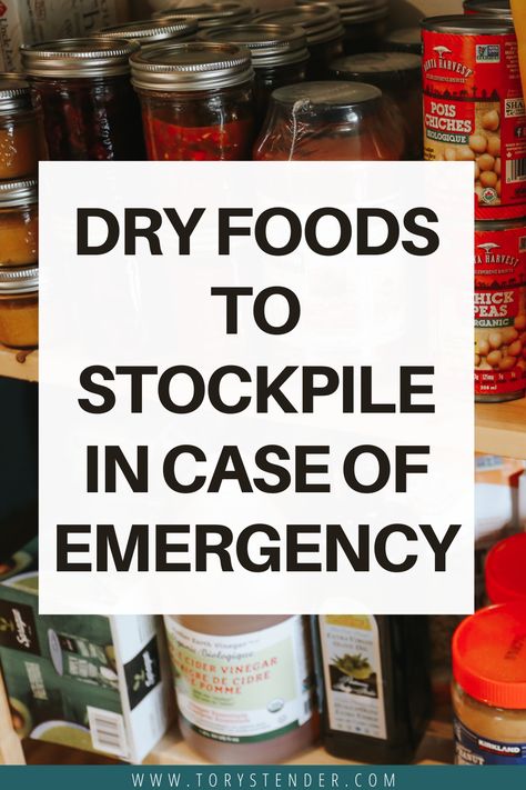 How To Begin Food Storage, Survival Prepping For Beginners, How To Can Food For Beginners, Foods To Stockpile, Food Stockpile, Emergency Preparedness Checklist, Emergency Preparedness Items, Emergency Preparedness Food Storage, Storm Prep