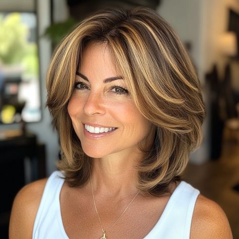 capecod8999 A pretty 45 year old woman with Layered Bubble Bo fd8b7d00 a987 426d 8250 d49db60be740 0 45 Year Old Hairstyles, Women 60 Years Old Hairstyles, Hair For 60 Year Old Women, Hair Bobs Medium, Bubble Bob Haircut 2024, Short To Medium Hair Styles, Hairstyles For 60 Year Old Women, French Braid Step By Step, Bobs With Layers