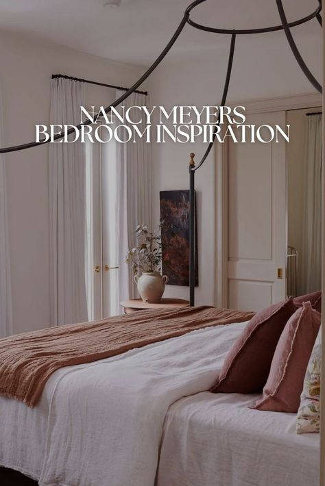 Inspired by the '90s and early 2000s rom-coms by the famed movie maker, the Nancy Meyers home aesthetic is currently taking social media by storm. Known for her visually comforting films like Something's Gotta Give and The Holiday, Meyers' movies are celebrated for their meticulously crafted, lived-in interiors

Image credits: Logan Killen Interiors / Photography Alison Gootee, Heather Peterson Design, Paloma Contreras Design, Paige Rumore Nancy Meyers Inspiration, Rejuvenation Aesthetic, Bedroom Ideas Nancy Meyers, The Holiday Nancy Meyers, Nancy Meyers Interiors The Intern, Nancy Meyers Bedroom, Nancy Meyers Movie Aesthetic, Nancy Meyers Movie Sets, Nancy Meyers