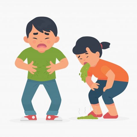 Peoples get stomachache, vomit, and food... | Premium Vector #Freepik #vector #food #woman #medical #green Food Poisoning Symptoms, Expressive Art Therapy, Stomachache, Longevity Diet, Final Year Project, Potty Training Chart, Contaminated Food, Chibi Sketch, Expect The Unexpected