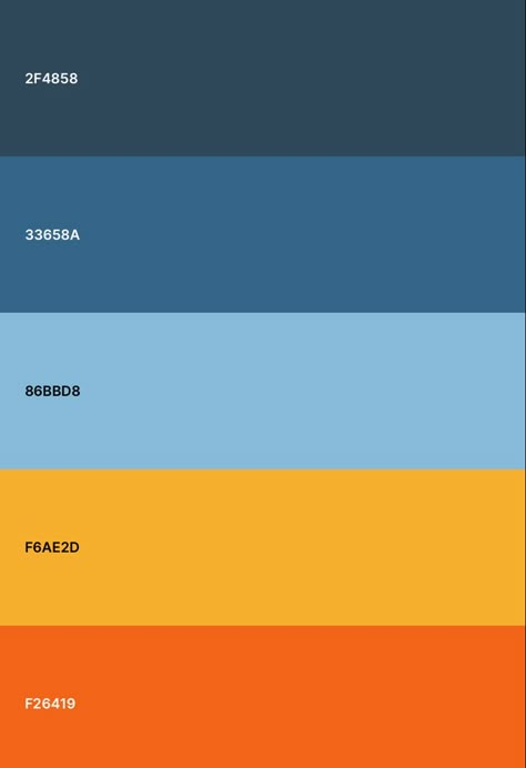 Sports Color Palette Inspiration, Blues And Yellow Color Palette, Navy Orange Yellow Color Palette, Yellow And Blue Color Pallete, Orange And Blue Color Pallet, Blue Orange Pallete, Blue And Orange Pallet, Blue Orange Yellow Aesthetic, Navy Blue Yellow Color Palette