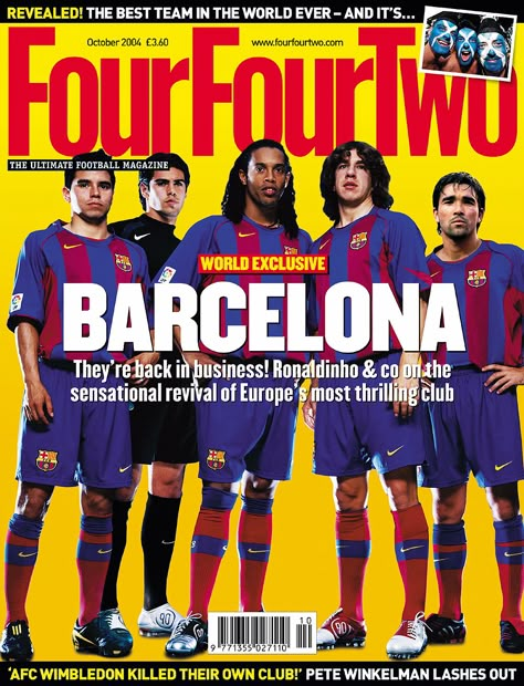 Oct 04 Soccer Magazine Cover, Block Core, Nostalgia Ultra, Magazine Cover Page, Football Magazine, Football Aesthetic, Sport Magazine, Posters To Print, Y2k Posters