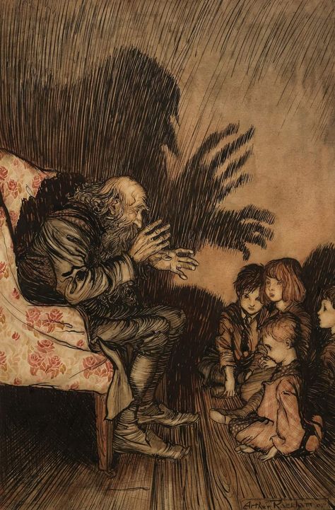 John Bauer, Rip Van Winkle, 동화 삽화, Washington Irving, Arthur Rackham, Story Teller, Vintage Business, Fairytale Illustration, Baba Yaga