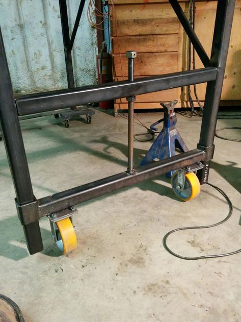 Welding Bench, Cool Welding Projects, Welding Tables, Welding Shop, Welding Jobs, Welding Cart, Fabrication Tools, Welding And Fabrication, Diy Welding