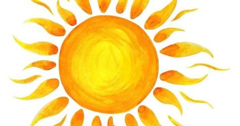 Sun Cartoon, Sun Drawing, Sun Painting, Sun Illustration, Color Vibe, Sun Art, Childrens Illustrations, Art Sketchbook, Drawing Inspiration