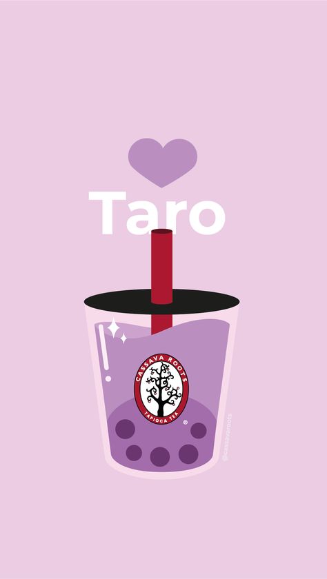 #taro #bubbletea Boba Menu, Milkshake Flavours, 90s Wallpaper, Cute Puns, Cute Doodle, Diy Crafts For Kids Easy, Cute Doodle Art, Girly Art Illustrations, Boba Tea