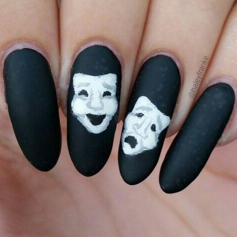 Acting Nail Ideas Musical Theatre Nails, Theater Nails, Theatre Nails, Broadway Nails, Nail Place, Gambling Art, Theater Costumes, Nails Inspired, Inspired Nails