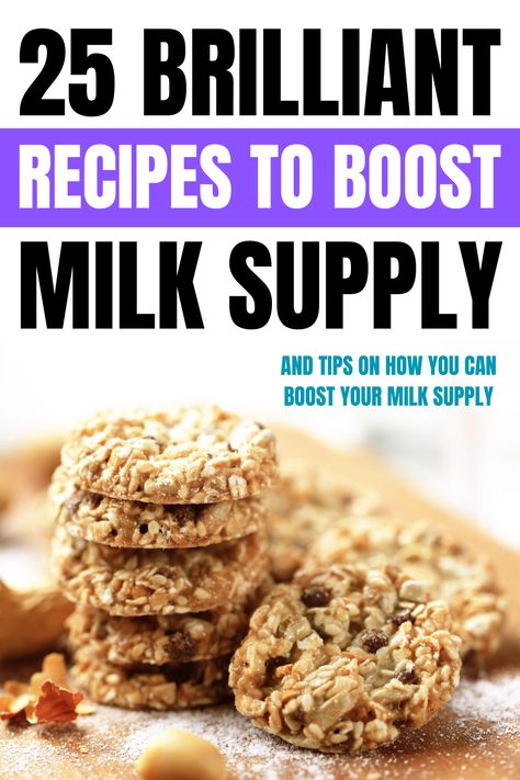 this is a picture of a recipe to boost milk supply... pin on boost milk supply Milk Supply Recipes, Breast Milk Recipes, Meals For Breastfeeding Moms, Boost Milk Supply Breastfeeding, Breastfeeding Meals, Breastmilk Recipes, Boost Breastmilk Supply, Postpartum Snacks, Milk Supply Increase