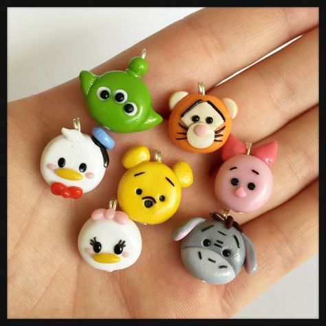 My favorite 🐰🐰🐰 Fimo Kawaii, Polymer Clay Kunst, Polymer Clay Disney, Crea Fimo, Clay Kawaii, Polymer Clay Kawaii, Tanah Liat, Polymer Clay Diy, Cute Polymer Clay