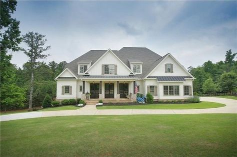 13145 Overlook Pass, Roswell, GA 30075 - Home For Sale & Real Estate - realtor.com® Country Craftsman House Plans, Patio Grande, French Country Bathroom, French Country House Plans, House Farmhouse, Modern Style House Plans, Farmhouse Style House Plans, Casas Coloniales, Country Bathroom