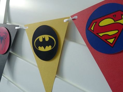 Super Hero Decorations, Hero Decorations, Avengers Party Decorations, Birthday Cake Boys, Superman Party, Comic Party, Superhero Party Decorations, Marvel Birthday Party, Superman Birthday