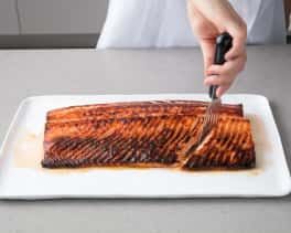 Roasted Whole Side of Salmon | America's Test Kitchen Salmon For A Crowd, Side Of Salmon, Wouldn't It Be Nice, America's Test Kitchen Recipes, Pan Seared Salmon, Cooks Illustrated, Kitchen Recipe, Oven Baked Chicken, America's Test Kitchen