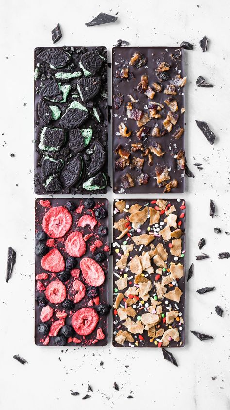 Diy Chocolate Bars, Custom Chocolate Bars, Chocolate Bar Recipe, Dessert Halloween, Homemade Chocolate Bars, Keju Cheddar, Chocolate Slabs, Bark Recipe, Diy Wrap