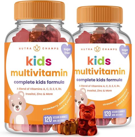 Sugar Free Kids, Kids Vitamins, Childrens Vitamins, Kids Multivitamin, Childhood Health, Vegan Gummies, Baby Vitamins, Calcium Vitamins, Gummy Vitamins