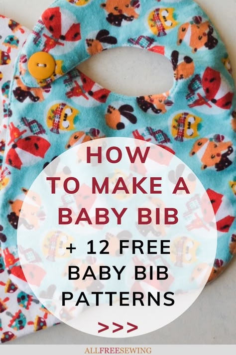 Baby Bibs Patterns Free Printable, Drool Bibs Pattern, Diy Baby Bibs Pattern, Baby Bibs Patterns Free, Free Baby Sewing Patterns, Cloth Tutorial, Baby Bib Tutorial, Burp Cloth Tutorial, Diy Baby Bibs