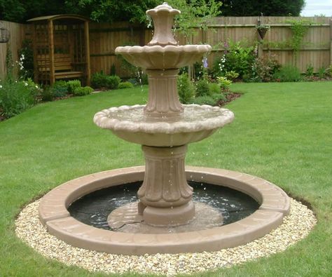 2 Tiered Barcelona Fountain, Small Aster Single Pool Surround - Stone Garden Ornaments & Garden Statues in UK Park Layout, Pool Surround, Park Fountain, Fountain Park, Patio Fountain, Marble Fountain, Piscina Interior, Garden Water Fountains, Buddha Garden