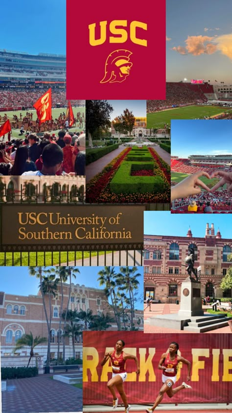 #dream #usc #southerncalifornia Universities Aesthetic, Usc Aesthetic, Usc Dorm, California Collage, Usc University, Future University, Usc College, University Inspiration, Life In Usa