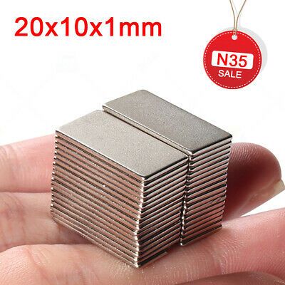 (eBay) 20x10x1mm Super Strong Magnets Block Rare Earth Cuboid Neodymium Magnet N35 Metal Shed Magnets, Ref Magnet, Magnetic Objects, Cool Fidget Toys Magnets Cube, Strong Magnets, Rare Earth Magnets, Neodymium Magnets, Free Delivery, Magnets