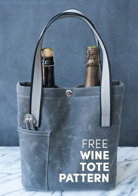 Wine Purse, Wine Bottle Bag, Wine Tote Bag, Wine Bags, Wine Tote, Bags And Totes, Sewing Bags, Diy Bags, Sewing Party