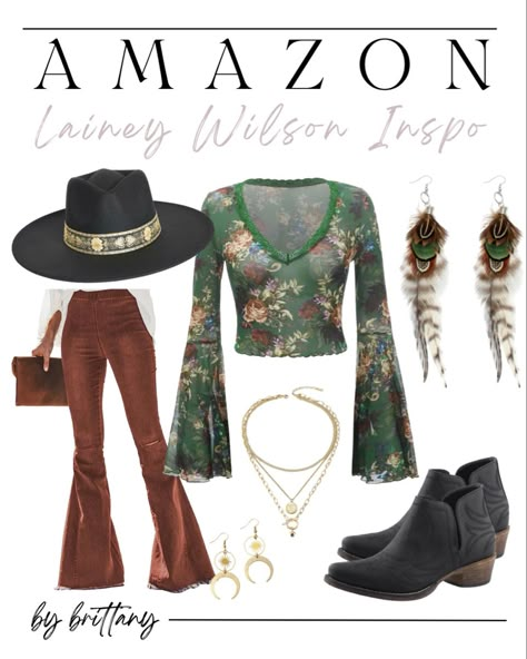 Lainey Wilson Concert Outfits, Lainey Wilson Style, Lainey Wilson Outfits, Wilson Costume, Lainey Wilson Concert, Western Concert Outfit, Country Concert Outfit Fall, Country Music Concert Outfit, Concert Outfit Fall