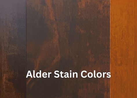 Explore stunning alder stain colors for furniture, cabinets, and more. Find the perfect shade to elevate your project's style and appeal. Knotty Alder Wood Stain Colors, Alder Wood Stain Colors, Knotty Alder Stain Colors, Stain On Knotty Alder, Alder Stain Colors, Knotty Alder Stain, Alder Wood Cabinets, Dark Stained Cabinets, Stain Chart