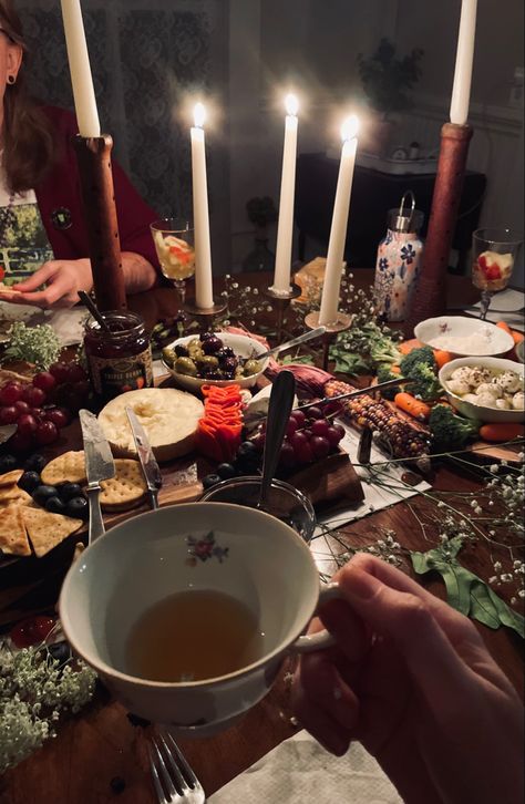 Taper Candle Aesthetic, Candle Table Scape, Candle Tablescapes, Hobbit Party, Thanksgiving 2023, Candle Table, Table Scape, Candle Aesthetic, Thanksgiving Tablescapes