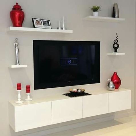 Gray Living Room Design, Modern Tv Unit Designs, Tv Unit Interior, Unit Interior Design, Tv Unit Furniture Design, Tv Unit Decor, Room Tv Unit, Tv Unit Interior Design, Tv Cabinet Design