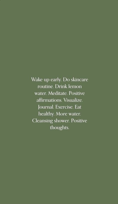 Waking Up Early Affirmations, Skin Affirmations, Get Up Early, Wake Up Early, Lady Like, Getting Up Early, Lemon Water, How To Wake Up Early, 2025 Vision