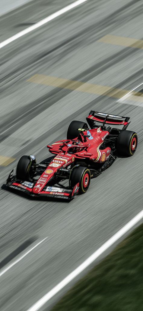 Formula 1 Car Ferrari, F1 Car Photography, Formula One Photography, F1 Cars Ferrari, Ferrari Carlos Sainz Wallpaper, Carlos Sainz F1 Car, Carlos Sainz Driving, Ferrari F1 Car Wallpaper, F1 Cars Aesthetic