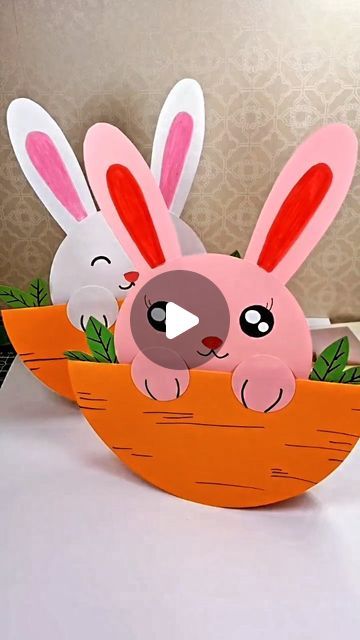 463K views · 23K likes | Itsy Bitsy Artsy I Art & Craft I Creative DIY on Instagram: "Craft your way to joy with this easy DIY paper bunny! 🐰🐁🌿✂️ A hopping good time for kids and a stress-free project for parents.  . . ➡️ @itsy_bitsy_23 ➡️ @itsy_bitsy_23 ➡️ @itsy_bitsy_23 . . #DIYBunny #PaperCrafts #KidsCrafts #CraftyFun #EasyCrafts #CreativeKids #CraftyMoments #HomemadeToys #KidFriendlyCrafts #ArtAndCraft #ParentingWin #CraftingHappiness #SimpleJoys #PaperBunnyLove #DIYKidsToys #CraftyAdventures #PlayfulCreativity #HandmadeHappiness #FunWithCrafts #CraftyFamily" Easter Bunny Paper Craft, Colorful Easter Table, Bunny Art Projects, Easter Paper Crafts, Paper Bunny, Easter Arts And Crafts, Time For Kids, Fun Easter Crafts, Kid Friendly Crafts