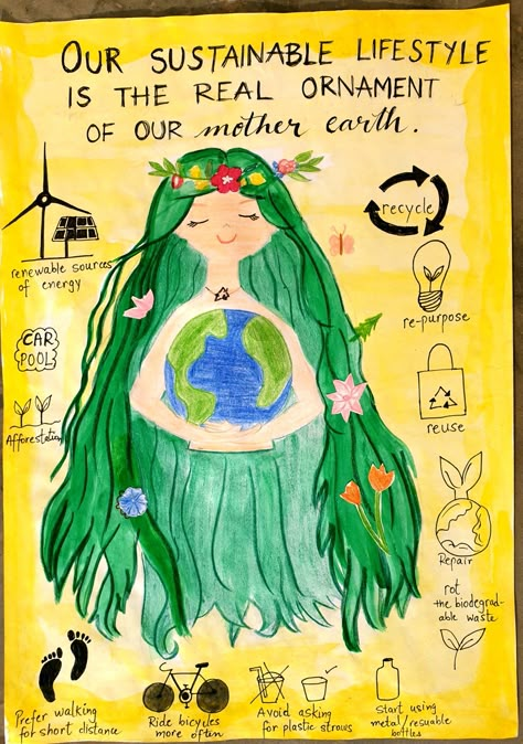 Save Environment , sustainable lifestyle Environment Drawing Ideas, Save Environment Posters, Environmental Art Projects, Save Earth Posters, World Environment Day Posters, Save Earth Drawing, Sustainable Development Projects, Earth Day Drawing, Environmental Posters