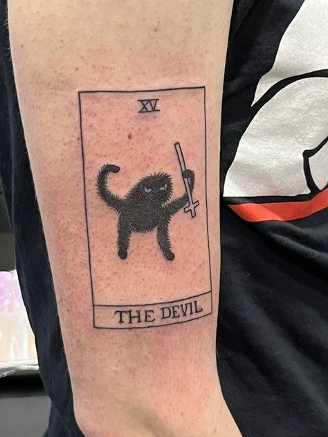 Goofy Cat Tattoo, Dorky Tattoos, Silly Goofy Tattoos, Matching Tattoos For Best Friends Men, Funny Cat Tattoos, Sick Tattoo Ideas, Stab Tattoo, Silly Little Tattoos, Goofy Tattoos